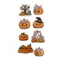 Resin Pumpkin Stickers 8 Pack  image number 1