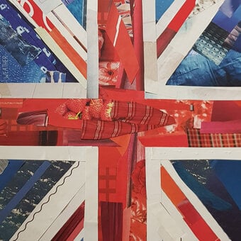 How to Make a Union Jack Collage