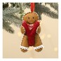 Hanging Gingerbread Felt Letter Y Decoration image number 1