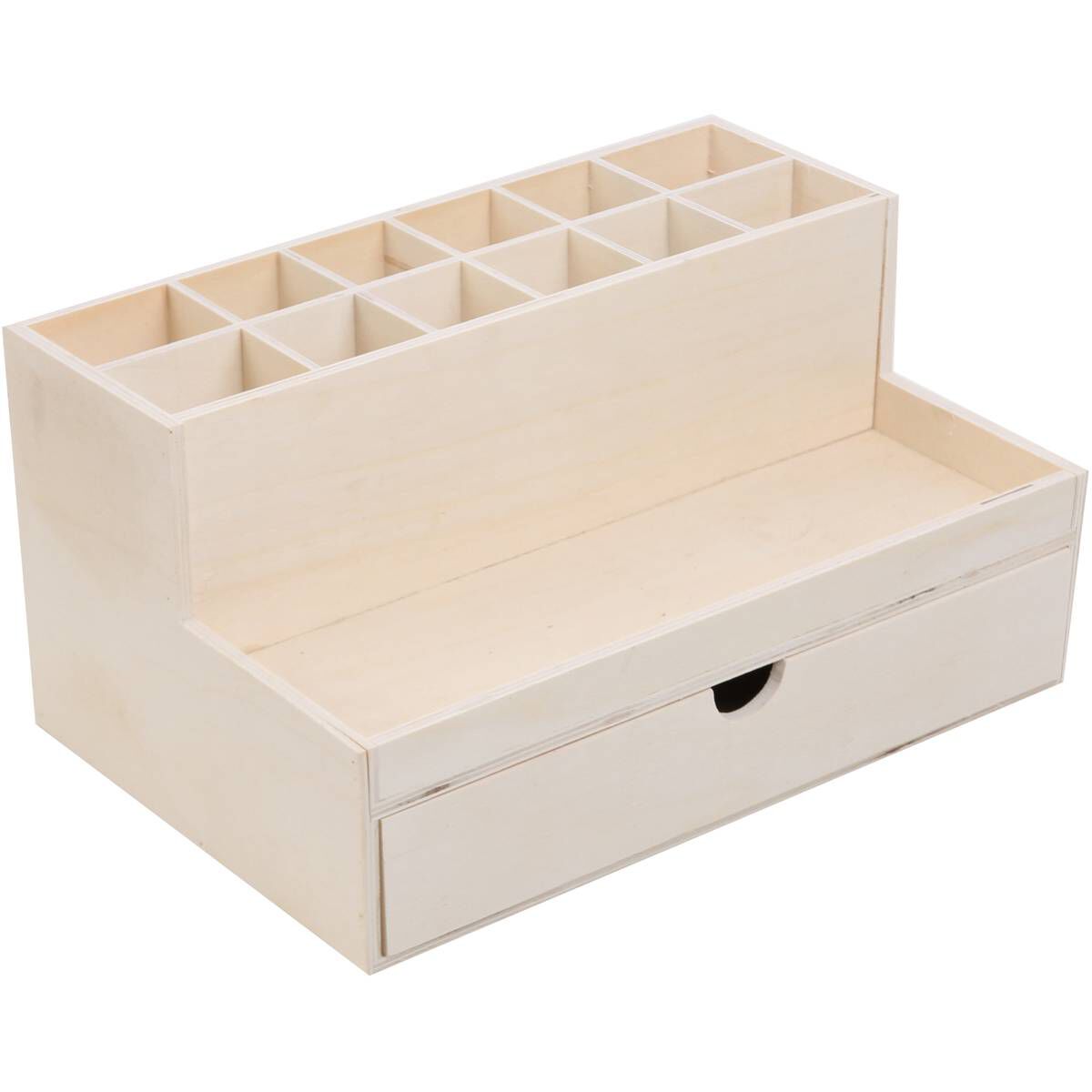 Wooden Craft Storage Box 30cm x 20cm x 15cm Hobbycraft
