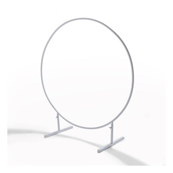 White Round Arch Frame 1m image number 1