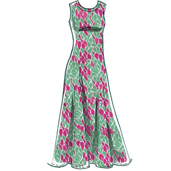 McCall’s Women's Dress Sewing Pattern L-XXL M8062 image number 4