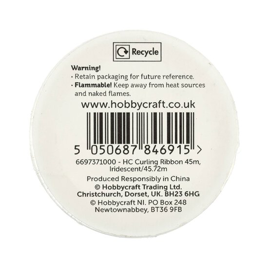Iridescent Curling Ribbon 45m image number 4