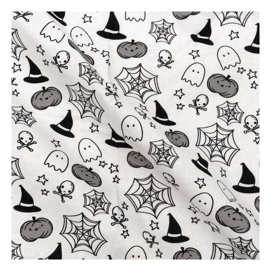 Black and White Halloween Fat Quarters 6 Pack image number 7