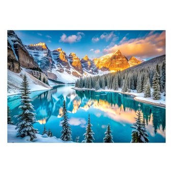 Eurographics Lake Moraine in Winter Jigsaw Puzzle 1000 Pieces