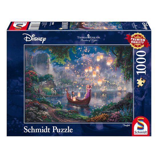 Schmidt Thomas Kinkade Disney Tangled Jigsaw Puzzle 1000 Pieces image number 1