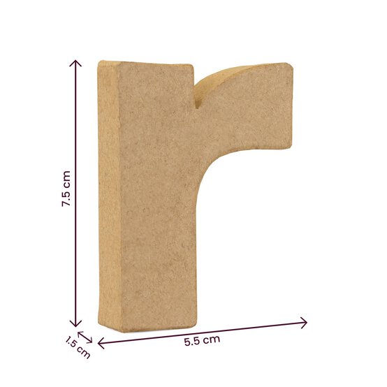 Lowercase Mini Mache Letter R image number 5