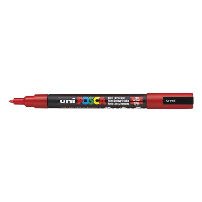 Uni-ball Red Posca Marker PC-3M image number 1