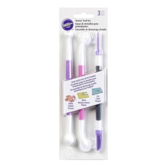 Wilton Fondant and Gum Paste Tool Set 3 Pieces