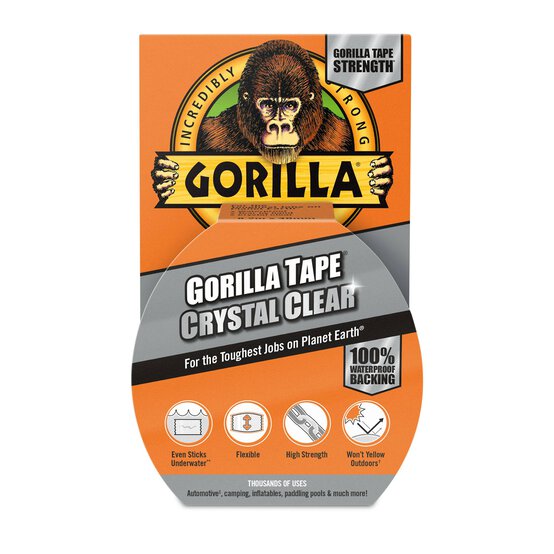 Gorilla Crystal Clear Tape 8m image number 1