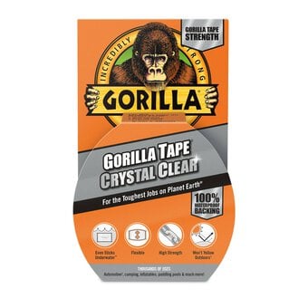 Gorilla Crystal Clear Tape 8m