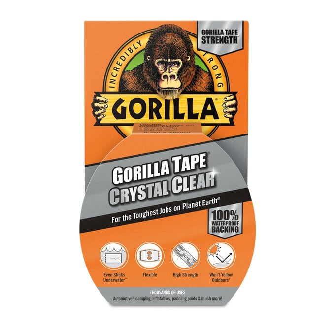 Gorilla Crystal Clear Tape 8m image number 1