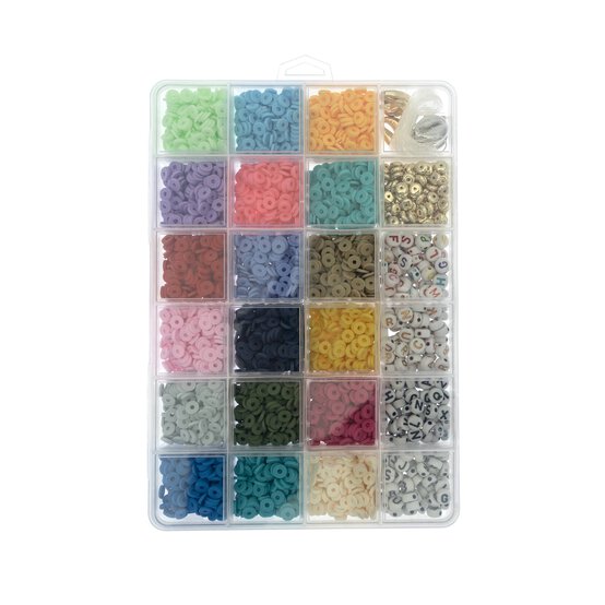 Flat Heishi Bead Box Kit 190g image number 5