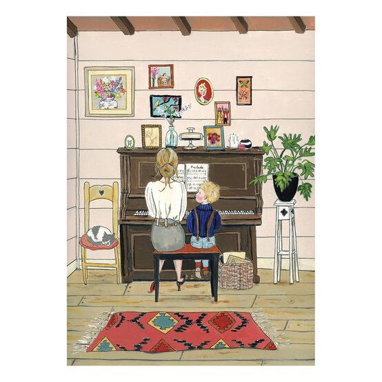 Piano Lesson Jigsaw Puzzle 1000 Pieces image number 2