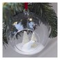 Round Fillable Glass Bauble 8cm image number 2