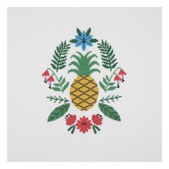DMC Pineapple Cross Stitch Kit 17cm x 21cm image number 2
