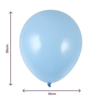 Cool Blue Latex Balloons 10 Pack