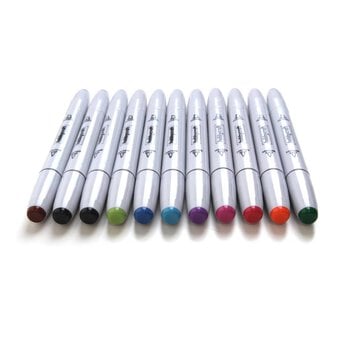 Tropical Dual Tip Graphic Markers 12 Pack image number 2