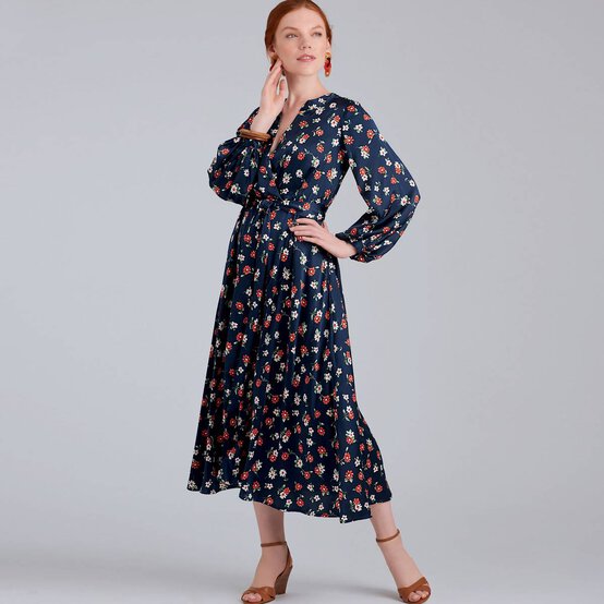 Simplicity Front Tie Dress Sewing Pattern S9041 (6-14) image number 5