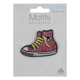 Trimits Glitter Plimsoll Iron-On Patch