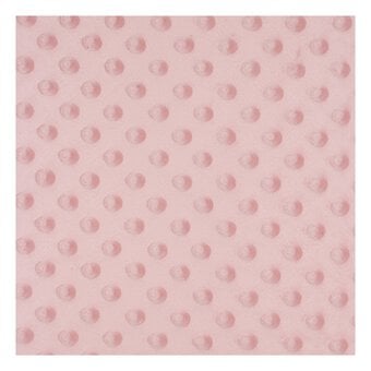 Blush Pink Soft Dimple Fleece Fabric by the Metre image number 2