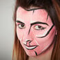 How to do Pop Art Face Paint image number 1