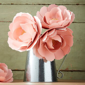How to Make a Paper Peony Bouquet