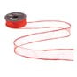 Orange Red Wire Edge Organza Ribbon 25mm x 3m image number 2