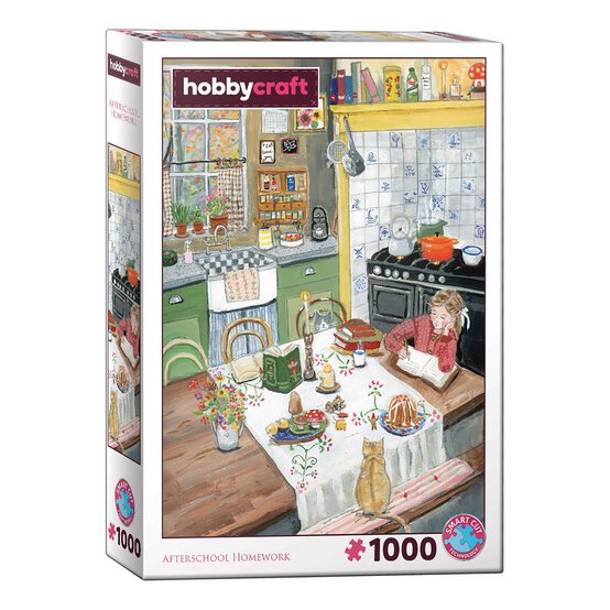 Afternoon Homework Jigsaw Puzzle 1000 Pieces image number 1