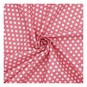 Red Medium Dot Cotton Fabric by the Metre image number 1