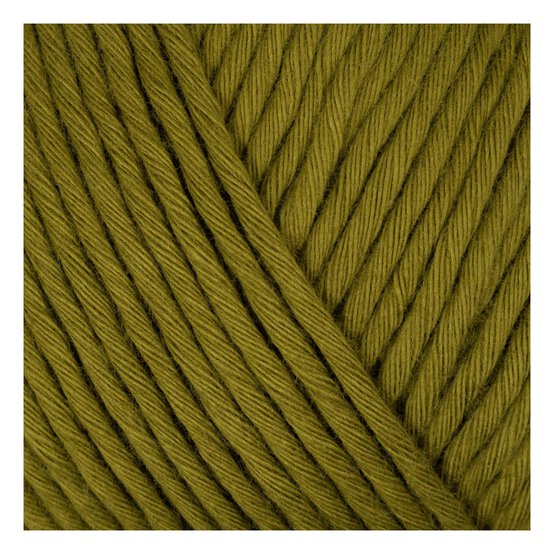 Wool and the Gang Moss Green Shiny Happy Cotton 100g image number 2