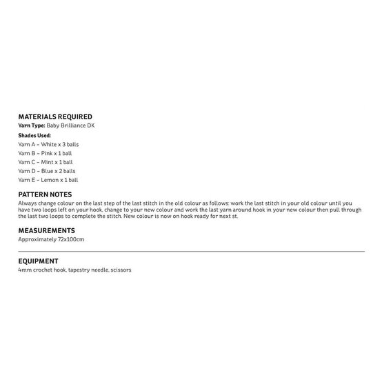 Knitcraft Gelato Blanket Digital Pattern 0084 image number 2