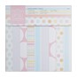 Papermania Pastel Spots and Stripe Paper Pad 12 x 12 Inches 18 Sheets image number 1