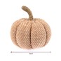 Orange Cotton Striped Pumpkin 9cm image number 4