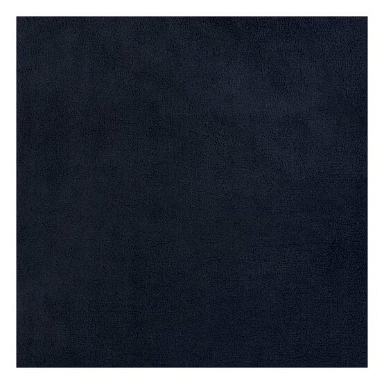 Dark Navy Stretch Fleece Fabric by the Metre image number 2