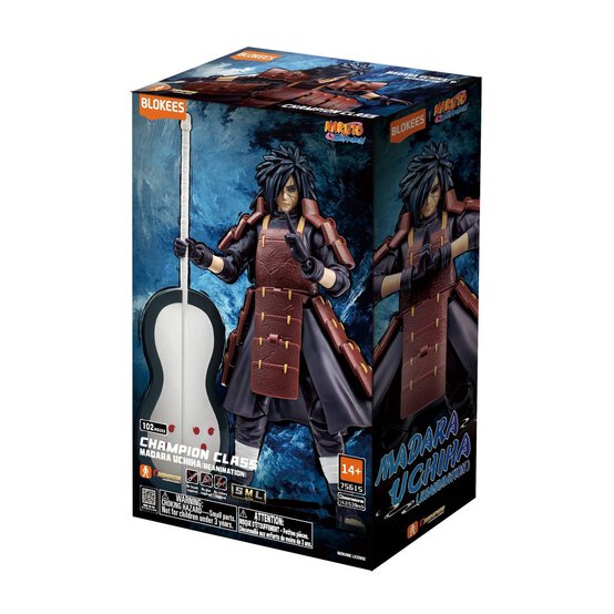 Blokees Naruto Champion Class 05 Madara Uchiha Model Kit image number 1