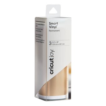 Cricut Joy Metallic Elegance Permanent Smart Vinyl 5.5 x 18 Inches 3 Pack