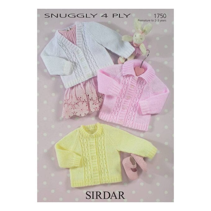 Sirdar Snuggly DK Cardigans Digital Pattern 1750 image number 1