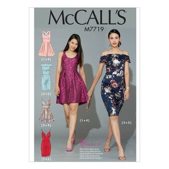 McCall’s Women’s Dress Sewing Pattern M7719 (6-14)