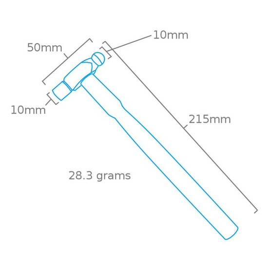 Jewel Tool Ball Pein Hammer image number 2
