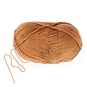 Women's Institute Light Brown Soft and Smooth Aran Yarn 400g image number 3