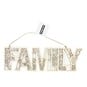 Wooden Filigree Family Word Plaque 29cm image number 1
