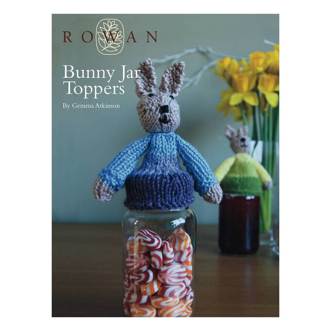 FREE PATTERN Rowan Bunny Jar Toppers image number 1