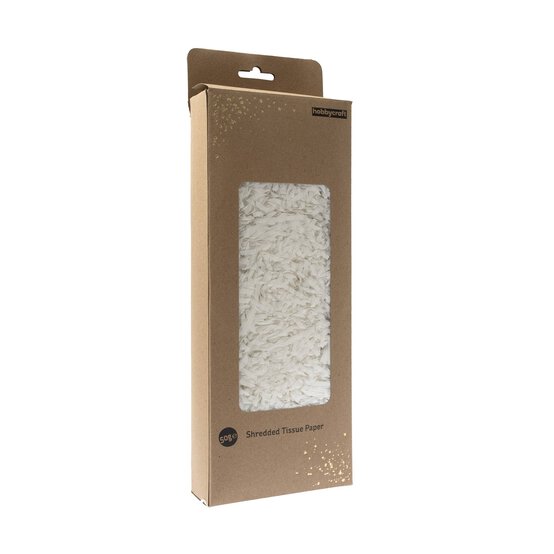 White Shredded Tissue Paper 50g image number 3