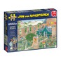 Jumbo Jan van Haasteren Art Market Jigsaw Puzzle 1000 Pieces image number 1