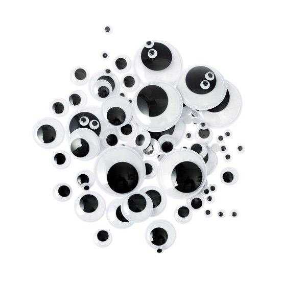 Self-Adhesive Googly Eyes 200 Pack  image number 1