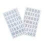 Block Holographic Alphabet Chipboard Stickers 85 Pieces image number 1