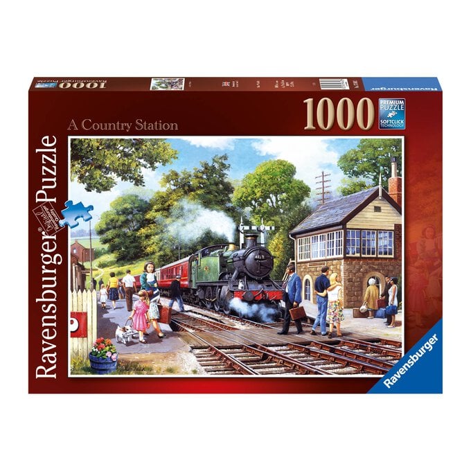 Ravensburger A Country Station Jigsaw Puzzle 1000 Pieces image number 1