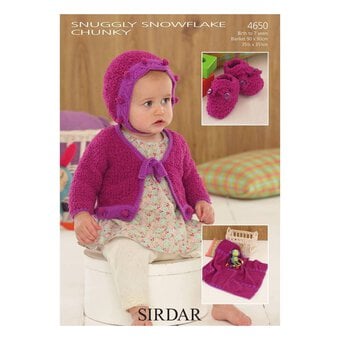 Sirdar Snowflake Chunky Cardigan and Accessories Digital Pattern 4650