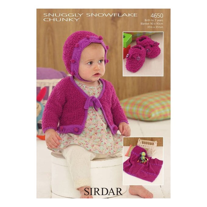Sirdar Snowflake Chunky Cardigan and Accessories Digital Pattern 4650 image number 1